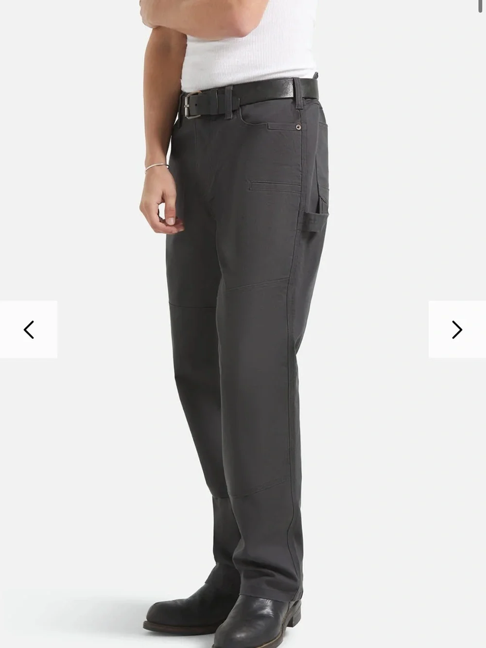 Brixton Black Builder’s Carpenter Stretch Pant in Original Packaging